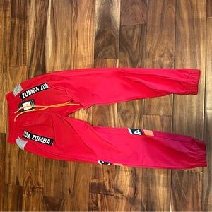 Nwt women’s Zumba pants red size xs